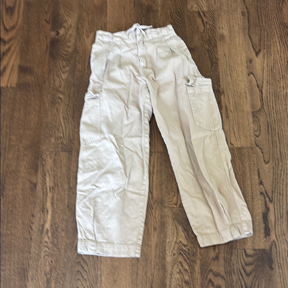 Zara Kids Beige Cargo Pants